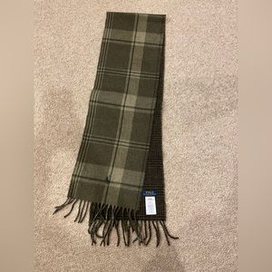 NWOT Polo Ralph Lauren Wool/Nylon Men’s Plaid Scarf